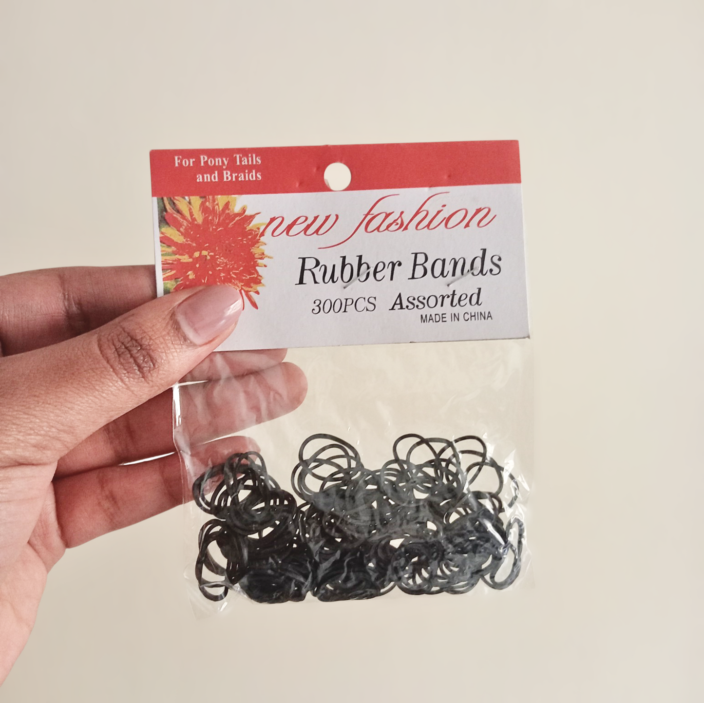 Rubber Bands 300pcs - Black