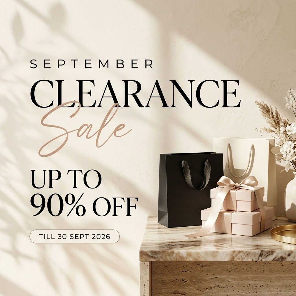 SEPTEMBER CLEARANCE SALE