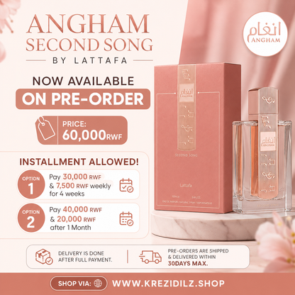 Preorder: Angham Second Song by Lattafa