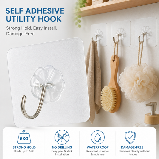Self Adhesive Hooks 2pcs