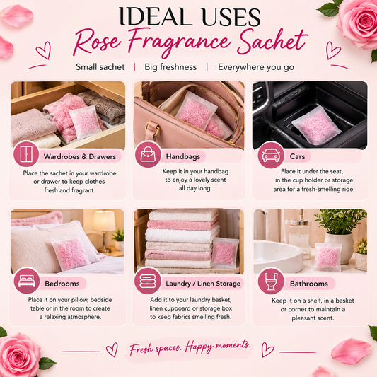 Rose Scented Sachets - 2pcs