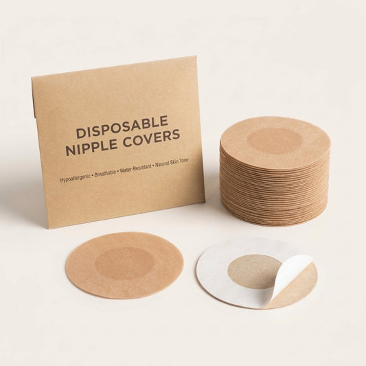 Disposable Nipple Covers - Khaki (2pcs)