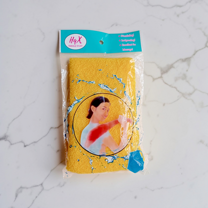 Exfoliating Bath Washcloth - Orange