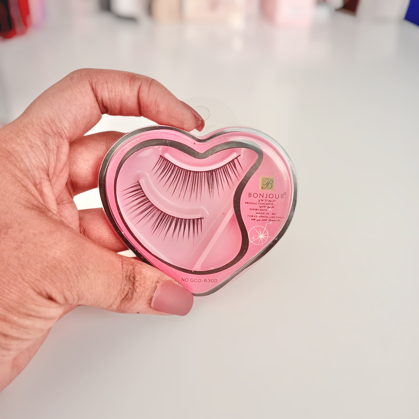 Bonjour Eyelash & Glue Set - Pink
