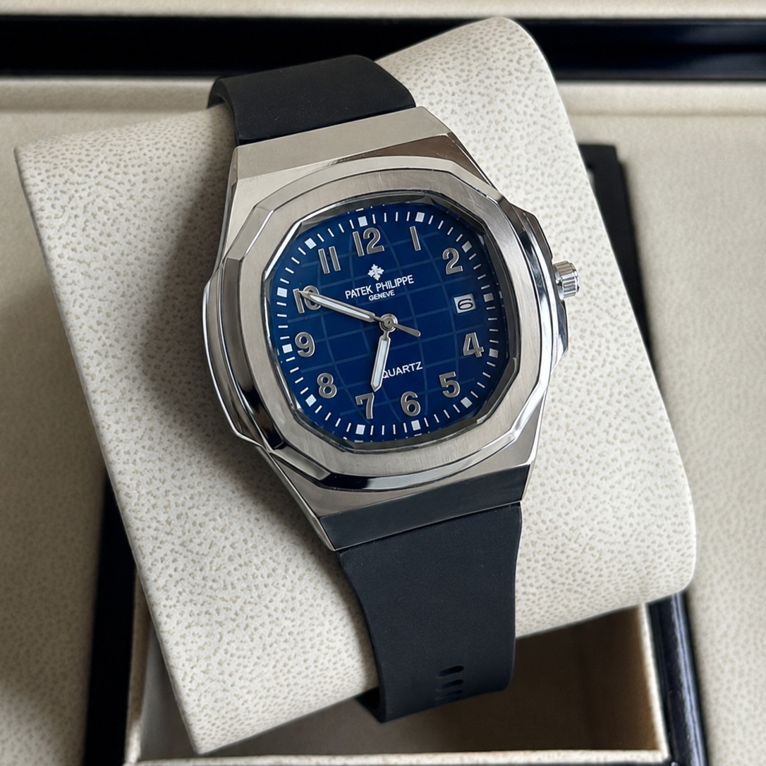 Patek Philippe Rubber Strap - Blue (No Box)