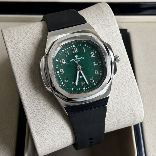 Patek Philippe Rubber Strap - Green (No Box)